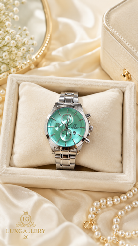 ساعت مچی زنانه Casio Edifice صفحه آبی تیفانی